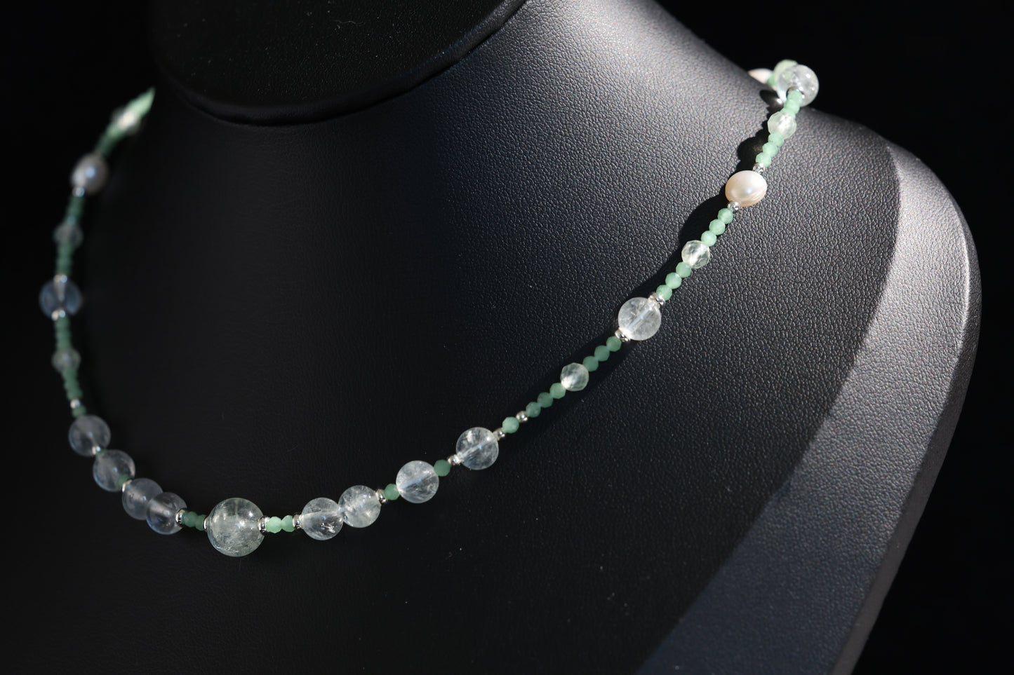 Natural Prasiolite 丨 Chrysoprase Chokers Necklace