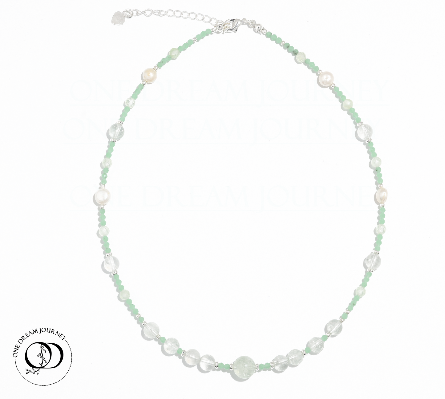 Natural Prasiolite 丨 Chrysoprase Chokers Necklace