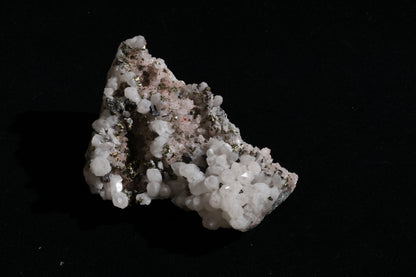 Bornite on Chalcopyrite with Red Quartz and Pyrite Specimen - Brazil