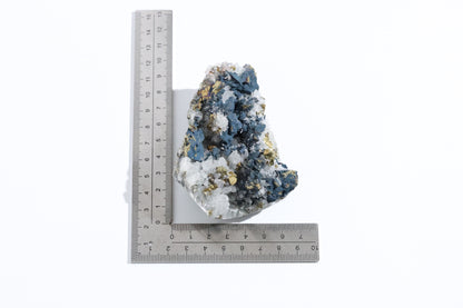 Bornite on Chalcopyrite with Quartz and Pyrite Specimen - Brazil